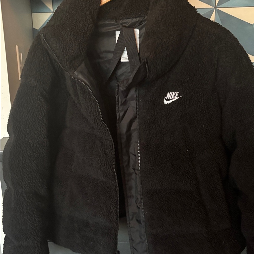 Nike Black Sherpa Jacket